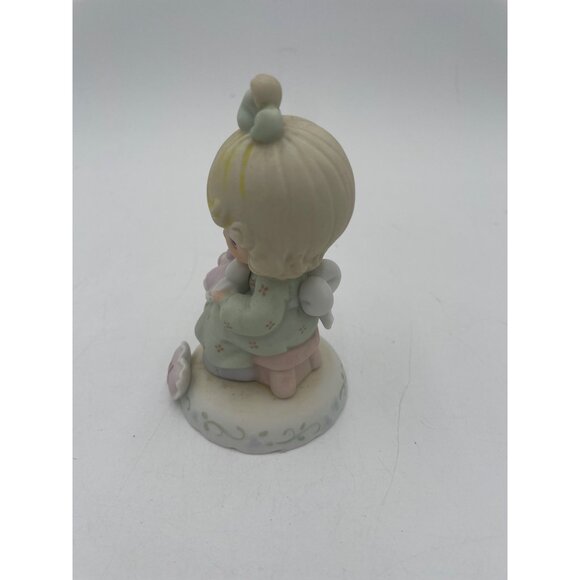 Precious Moments Growing In Grace Age 4 Figurine 1994 By Enesco Porcelain Collec - Picture 2 of 6